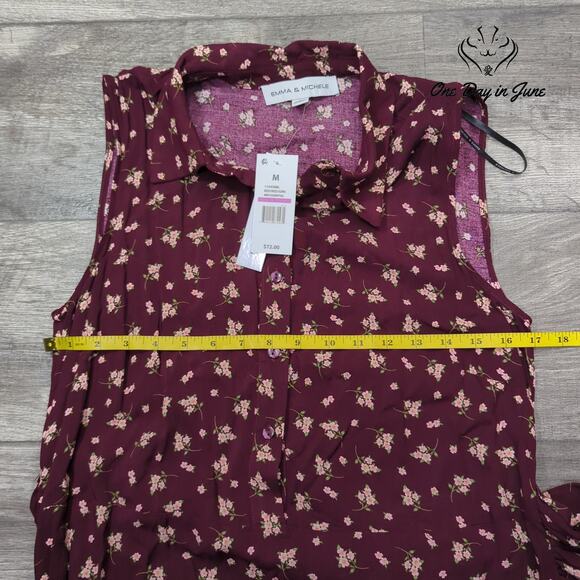 Emma & Michele Sleeveless Midi Dress Size M - Picture 5 of 7